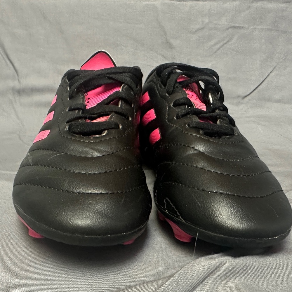 Adidas Black and Pink Soccer Cleats - Picture 2 of 5